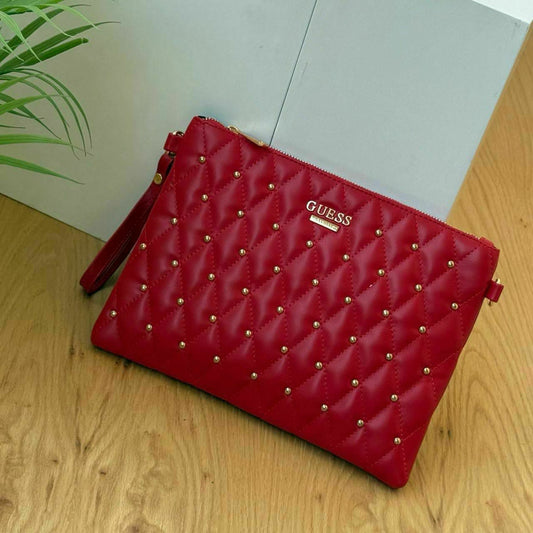 Guess Studded Clutch Bag