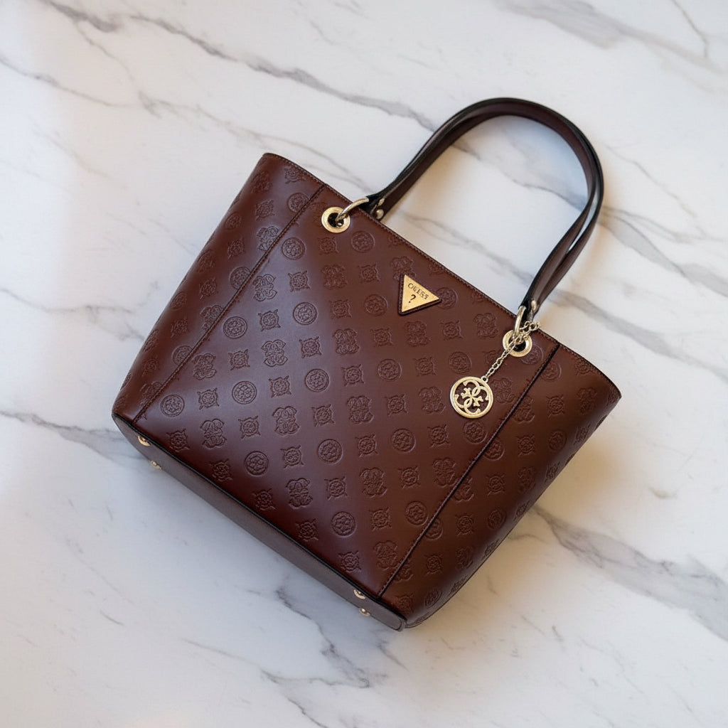 Guess Noelle Lasered Large Tote Handbag