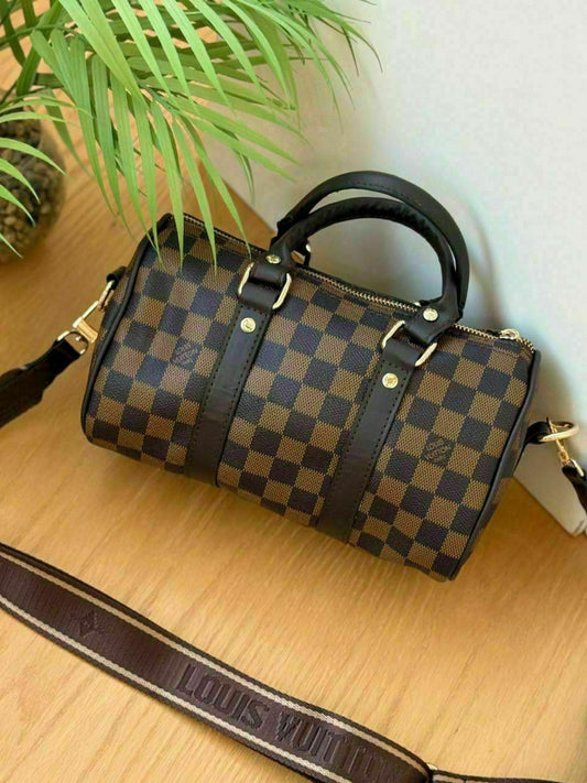 LV Hand & Cross Barrel bag (Patterned)
