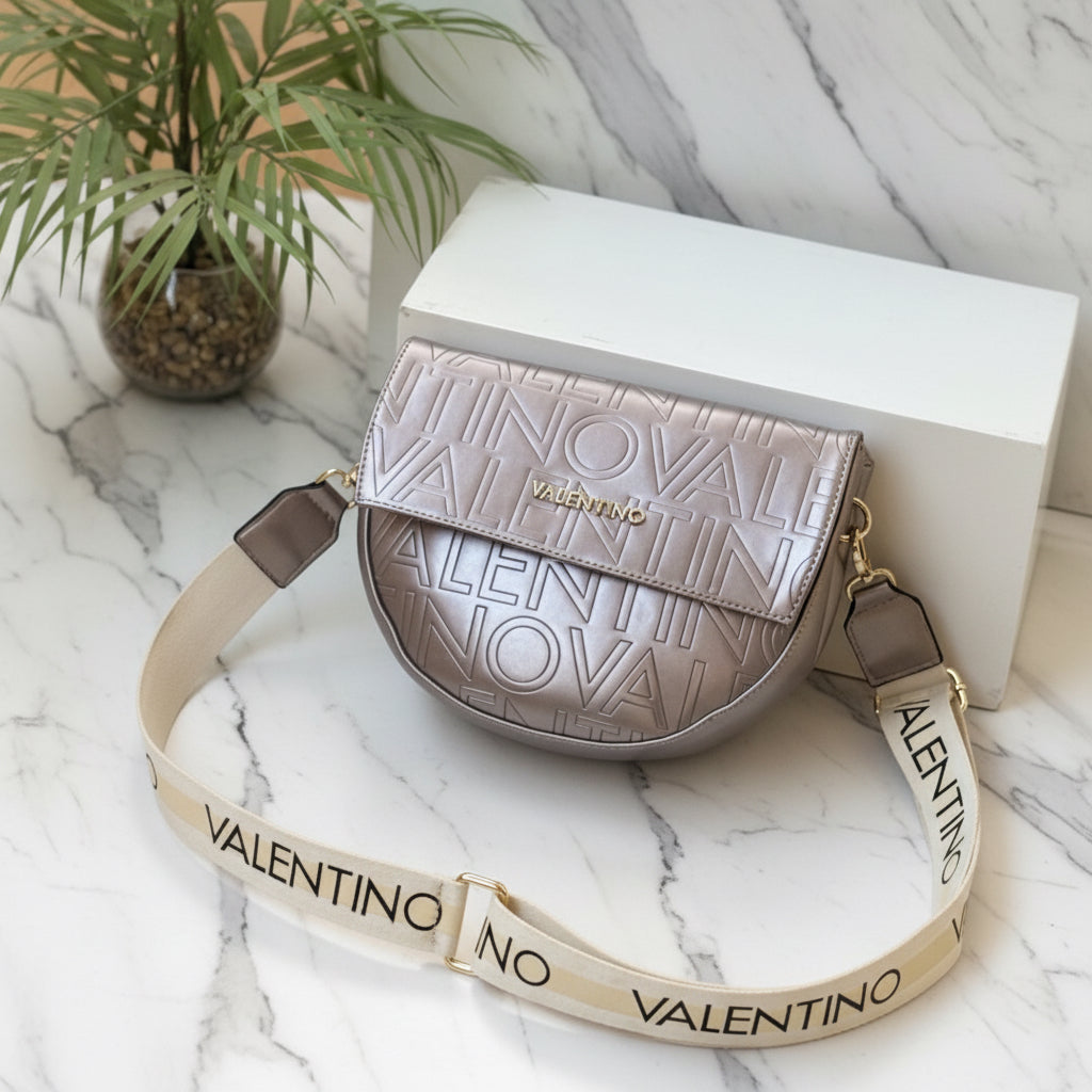 Valentino Embossed Crossbody