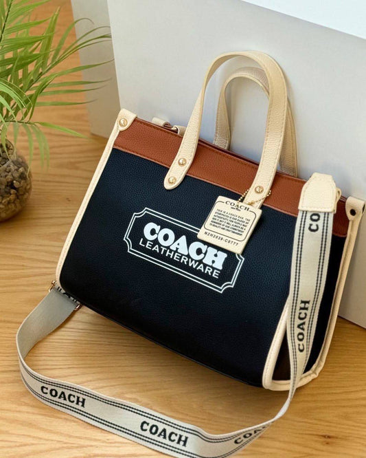 The Coach Colorblock Tote Bag