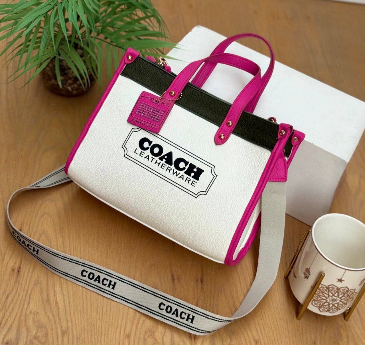The Coach Colorblock Tote Bag