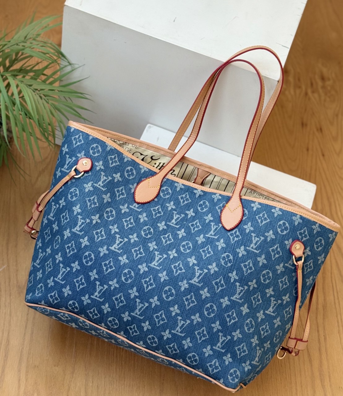 Louis Vuitton Squared Pattern Large Tote Bag