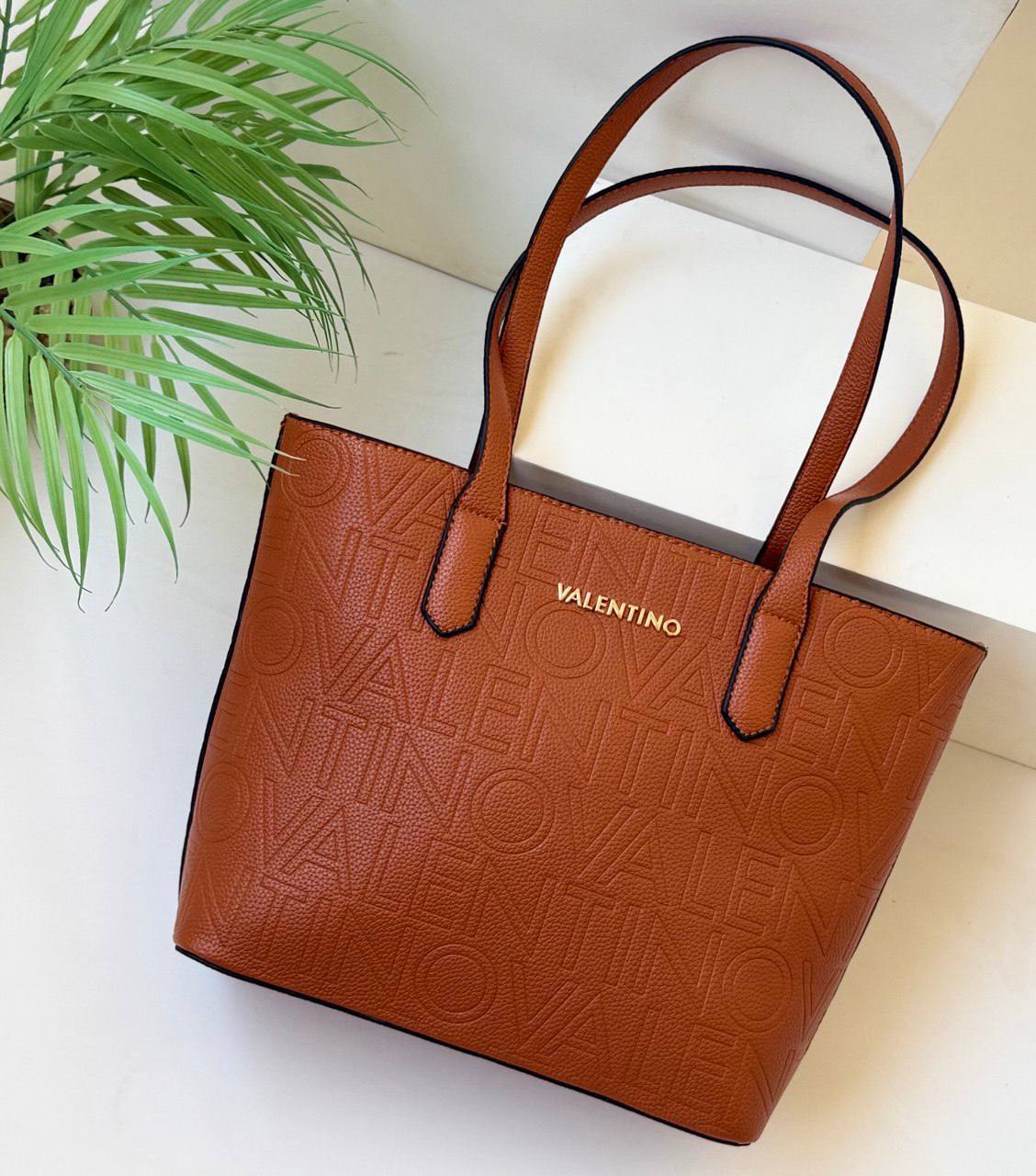 Valentino Laser Printed Tote Bag