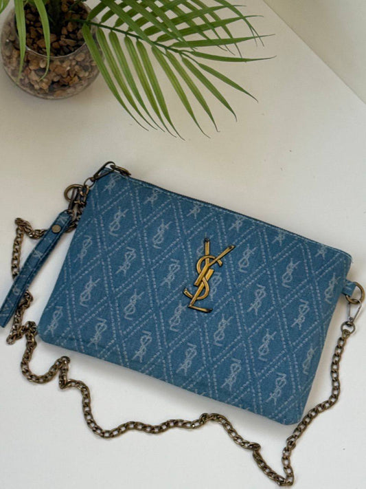 YSL Jeans Clutch