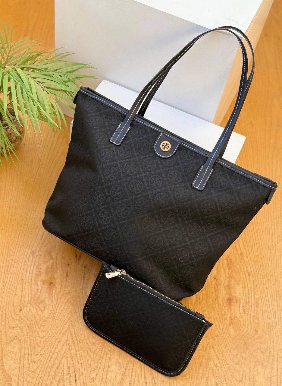 Tory Burch Tote Bag with Extra Pouch