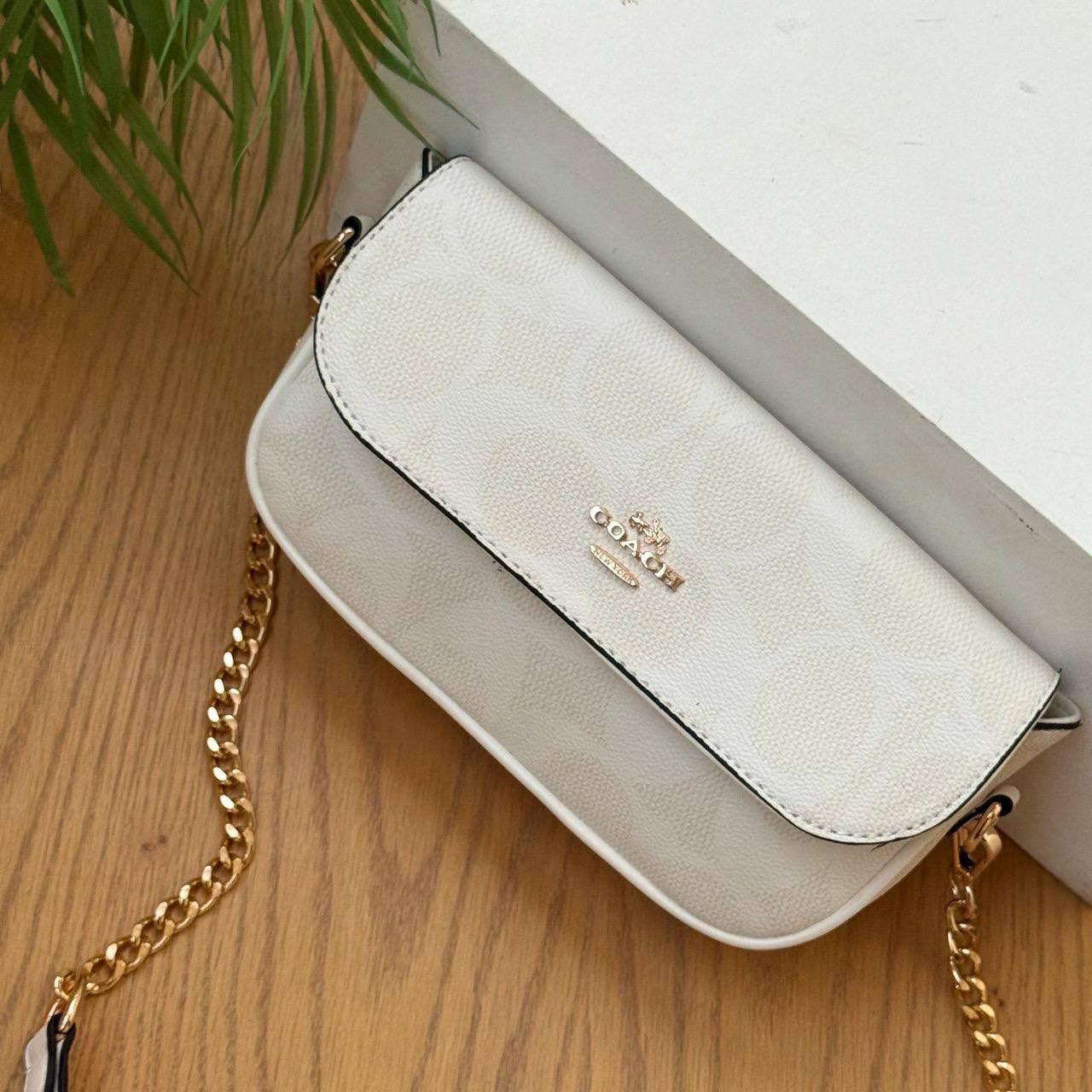 Coach Flap Chain Bag