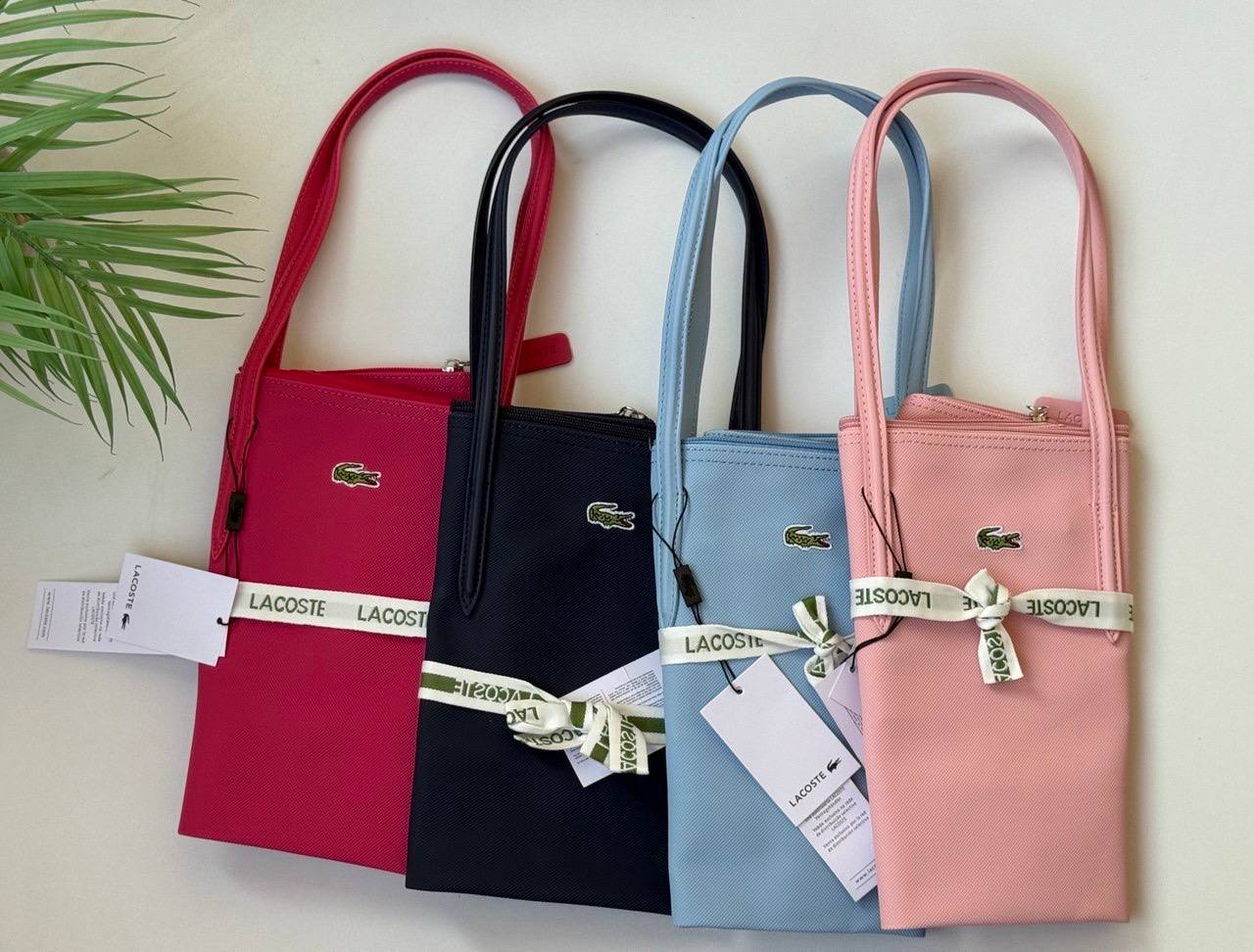 Lacoste Tote bag with Lacoste green logo