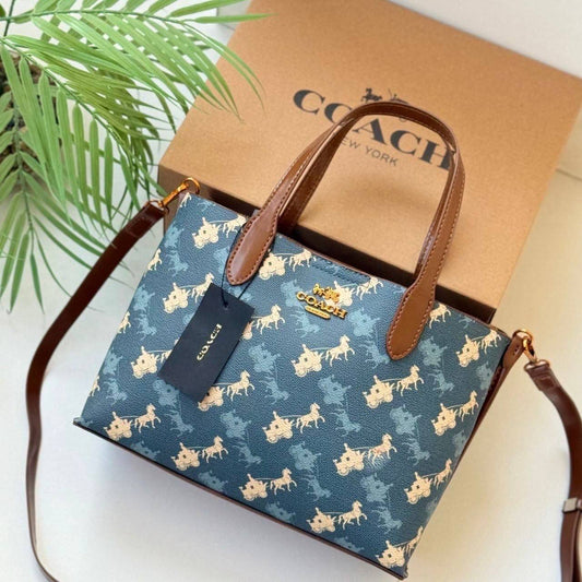 Coach Patterned Large Bag with box