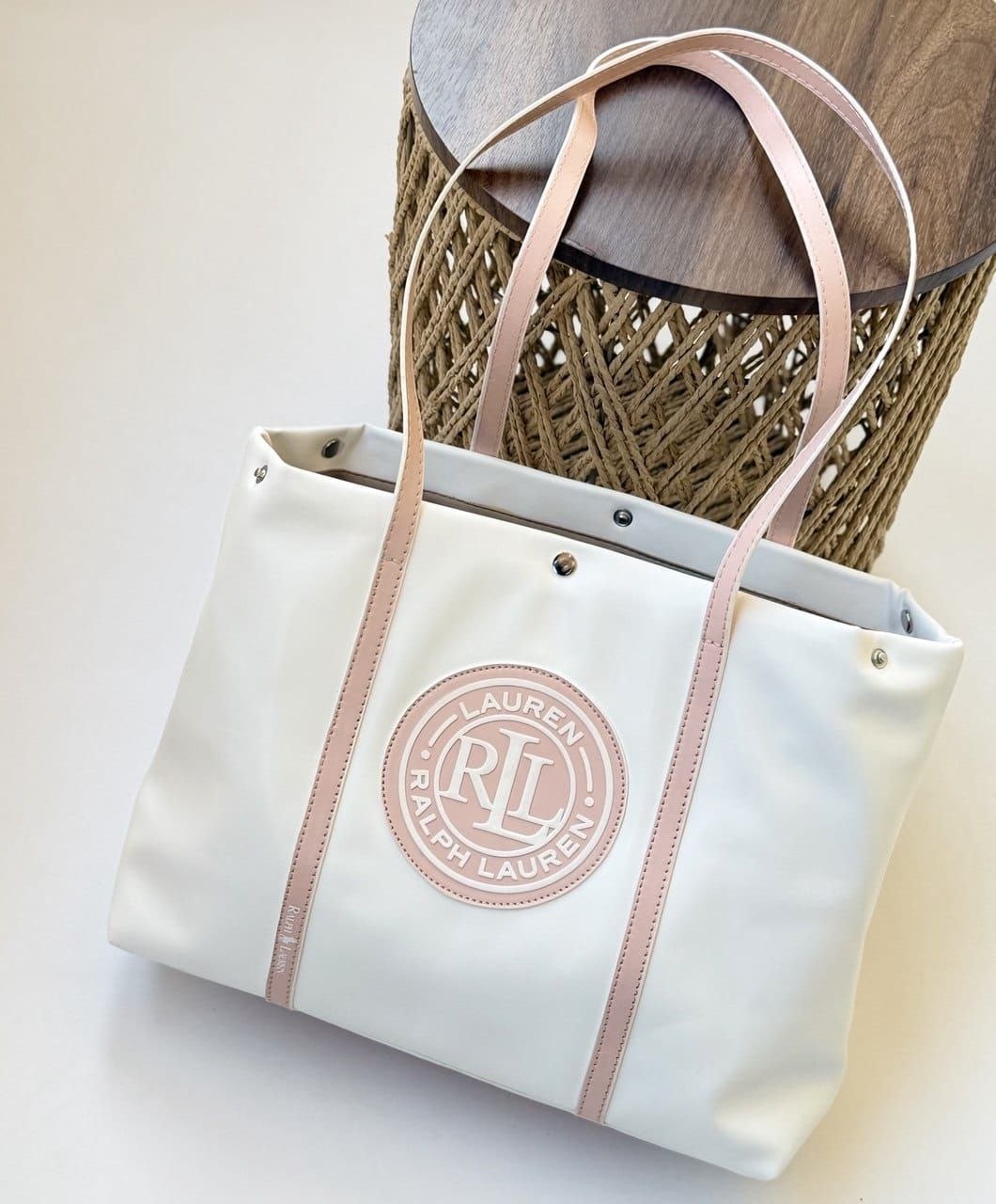 Ralph Lauren canvas tote bag