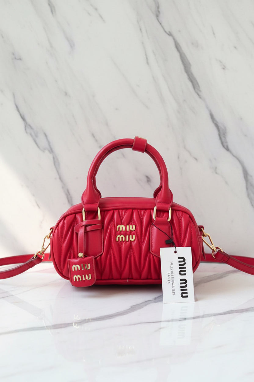 MIU MIU Arcadie Matelassé Mini Bag