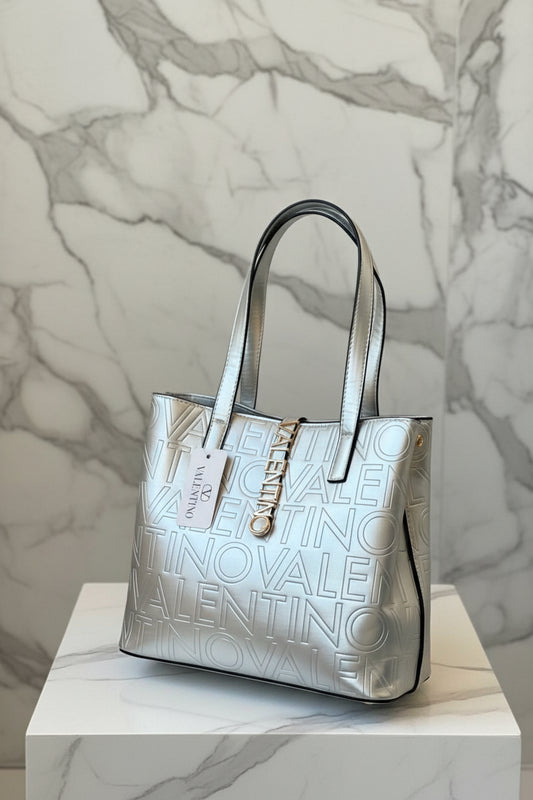 Valentino Laser Printed Tote Bag