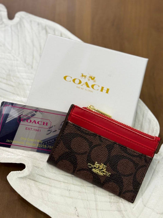 Coach cardholders - with zipper up