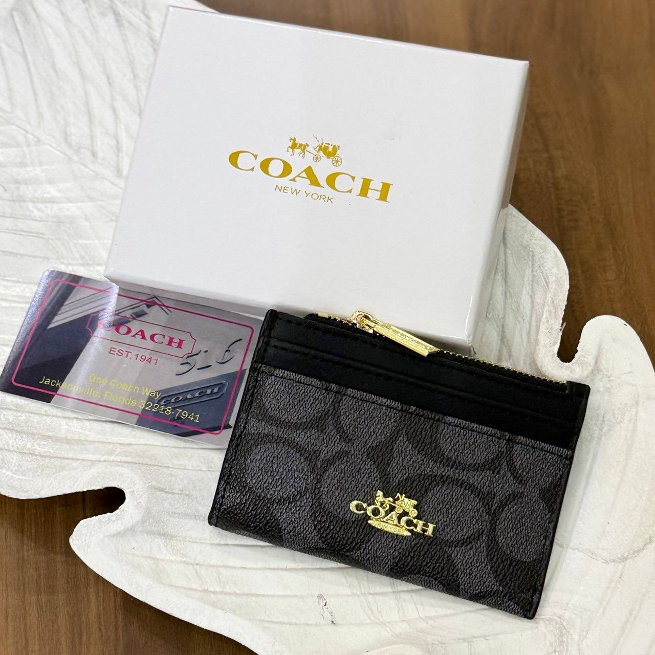 Coach cardholders - with zipper up