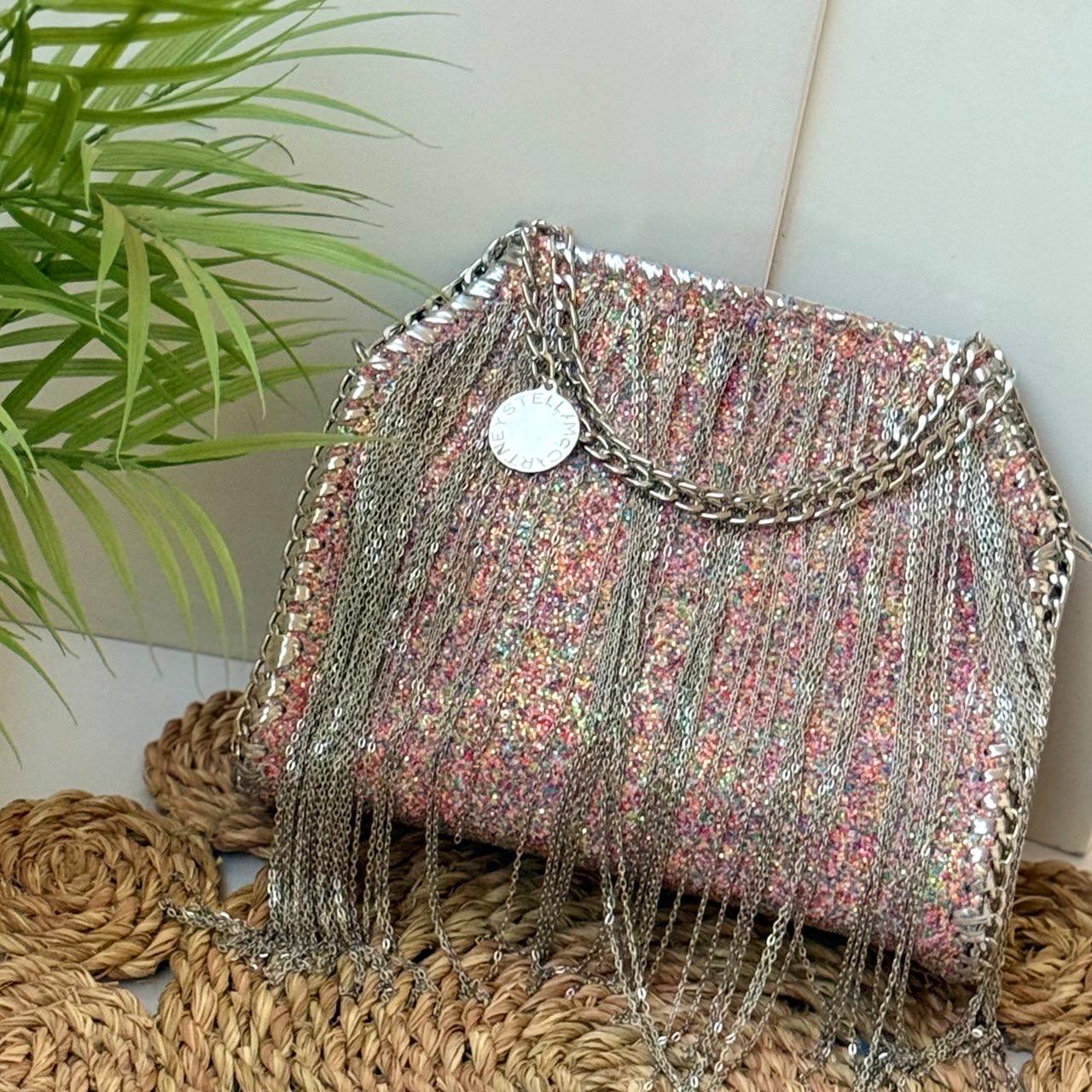 Stella Chain Fringe Shoulder Bag – Medium