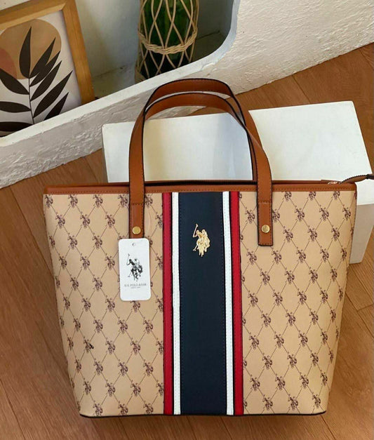 U.S. Polo Assn Monogram Tote Bag