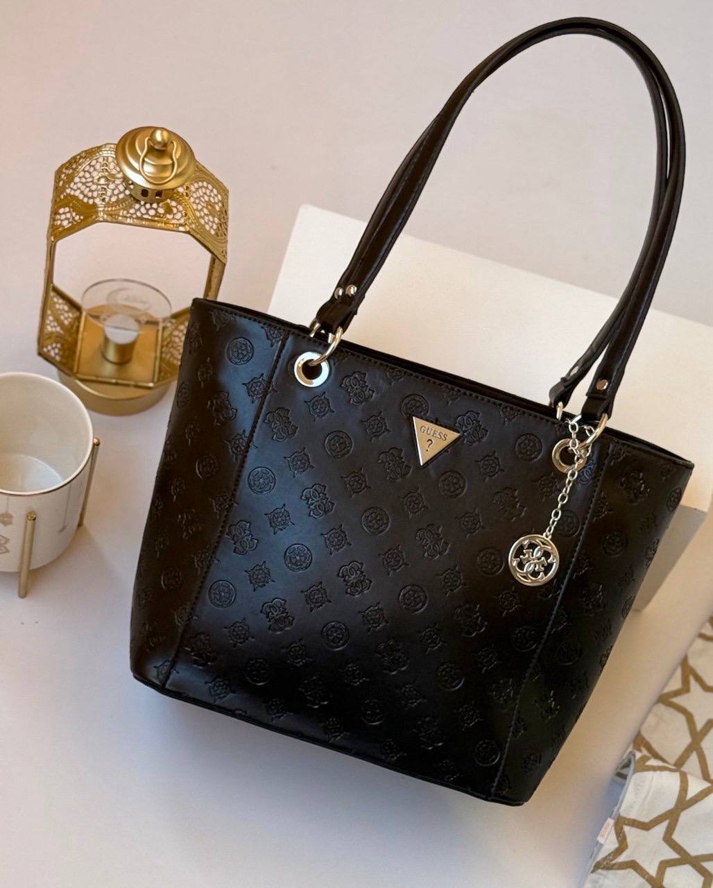 Guess Noelle Lasered Large Tote Handbag