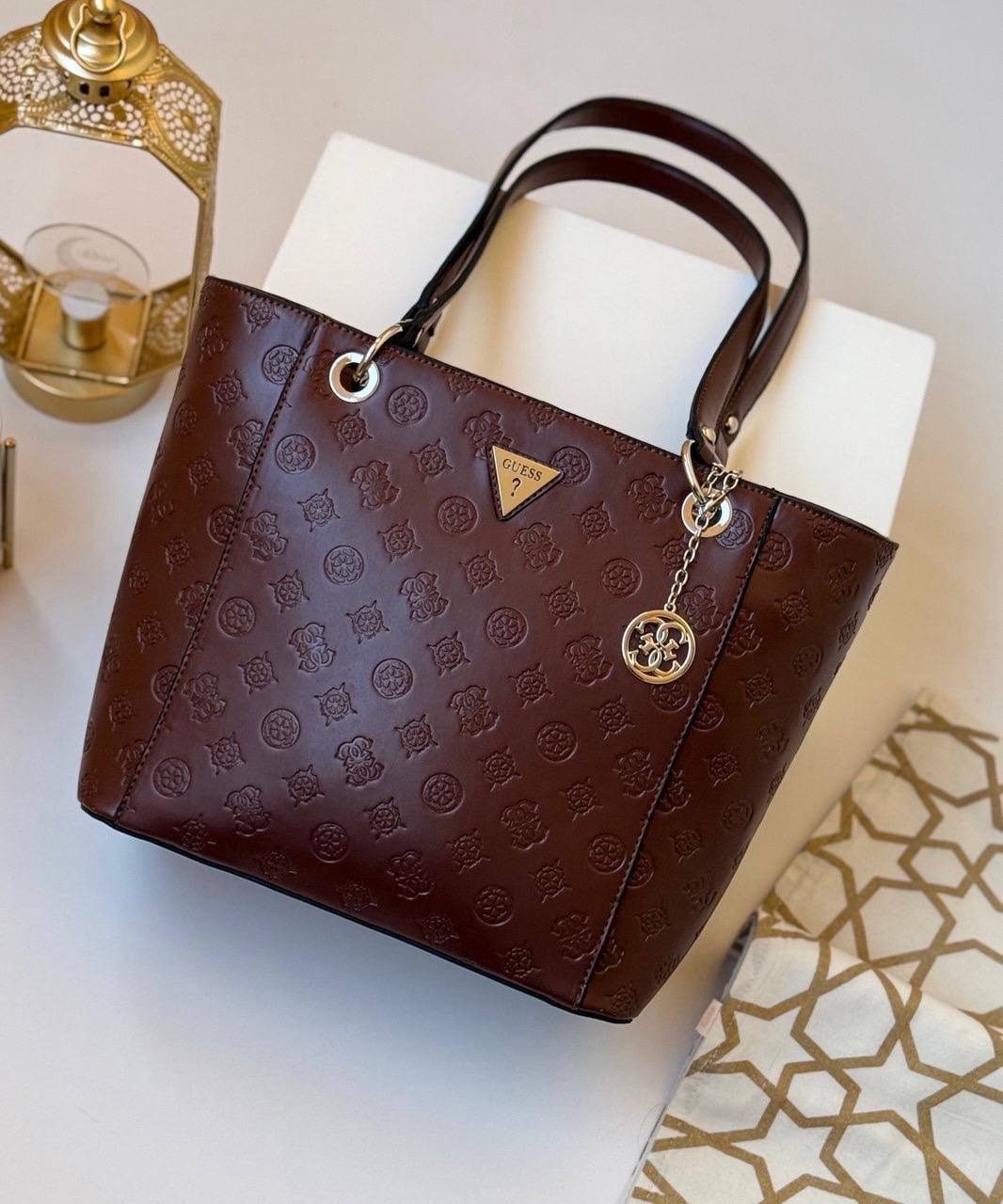 Guess Noelle Lasered Large Tote Handbag
