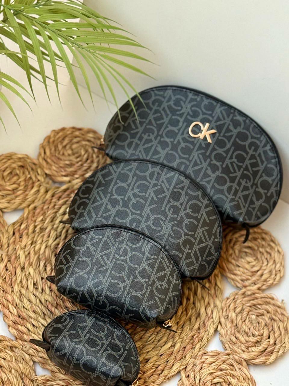 Classic & Compact CK Cosmetic Pouch