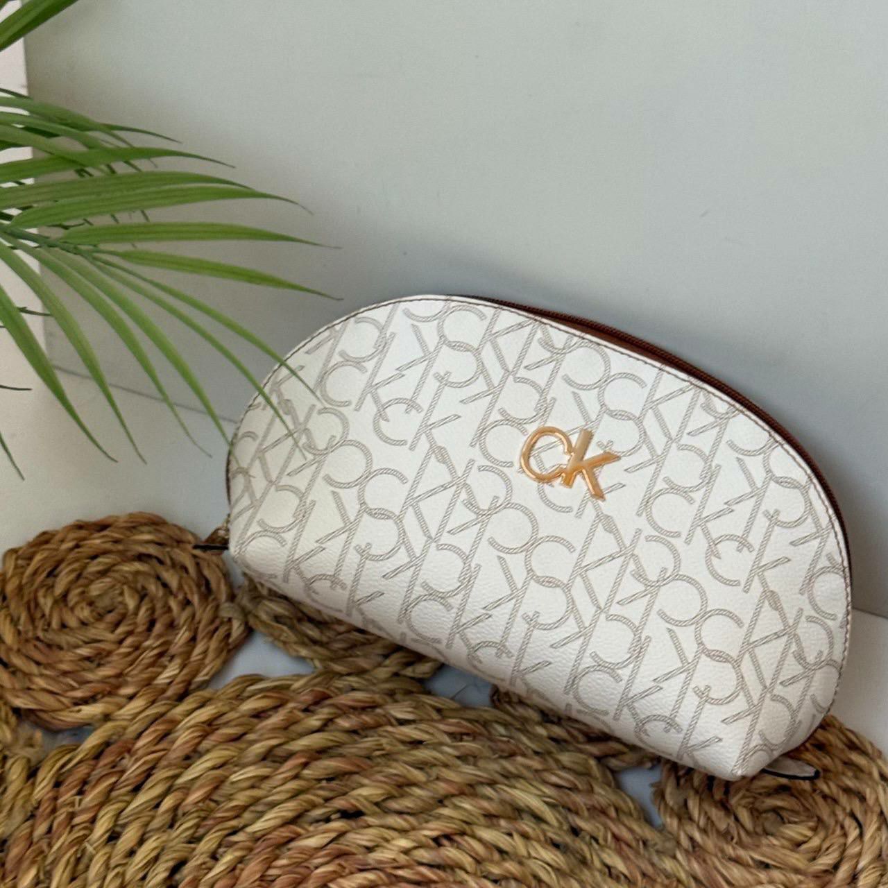 Classic & Compact CK Cosmetic Pouch