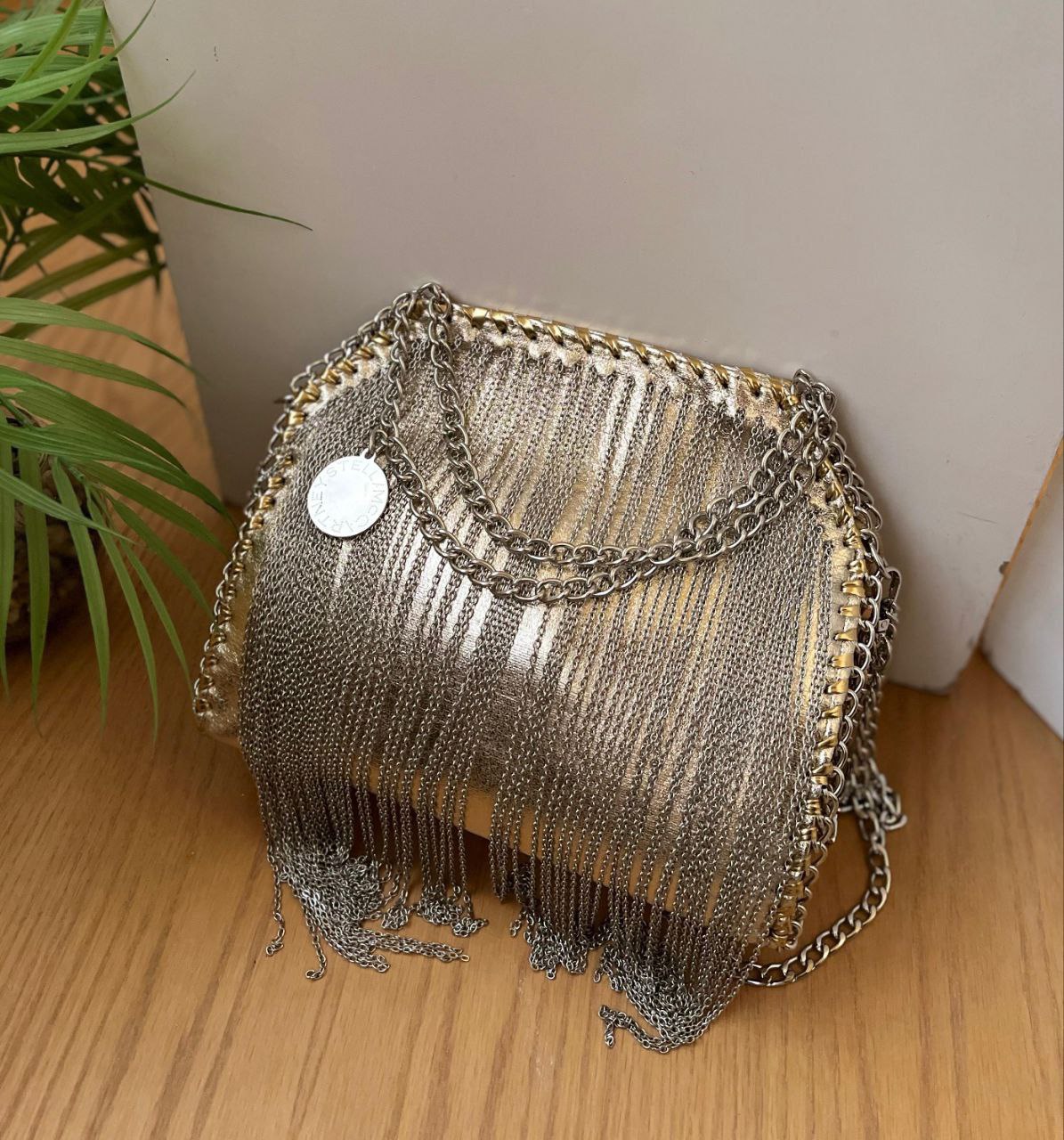 Stella Chain Fringe Shoulder Bag – Medium