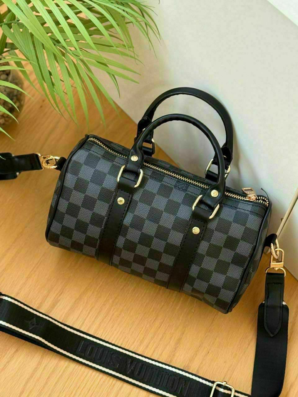 LV Hand & Cross Barrel bag (Patterned)