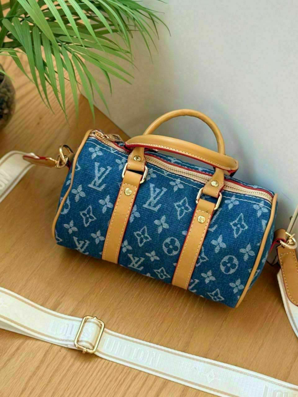 LV Hand & Cross Barrel bag (Patterned)