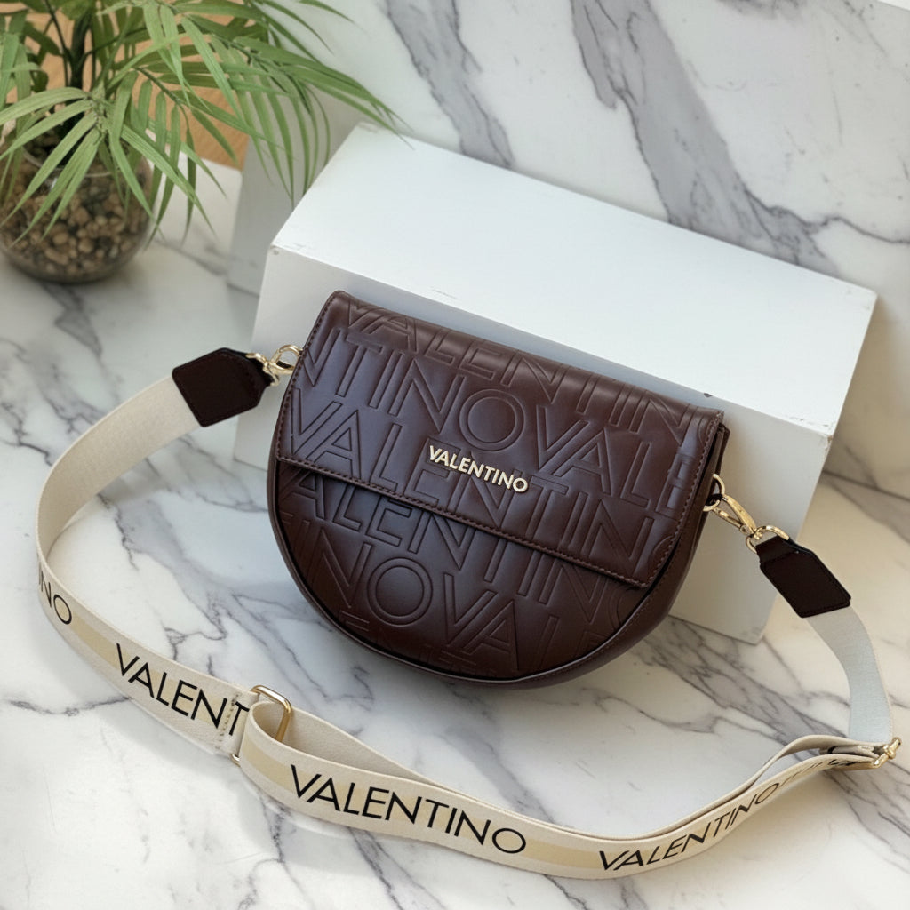 Valentino Embossed Crossbody