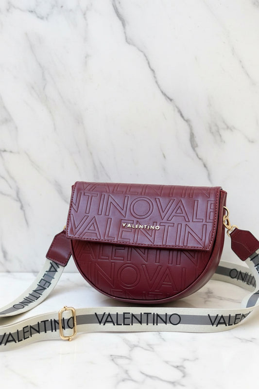 Valentino Embossed Crossbody