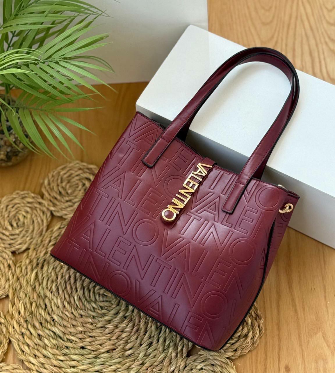 Valentino Laser Printed Tote Bag