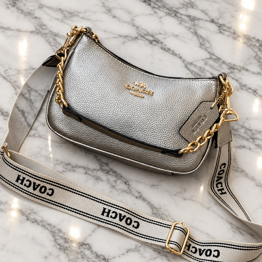 Coach Chains Cross/Hand Bag