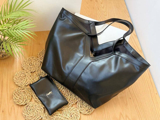 YSL large bag with mini pouch.