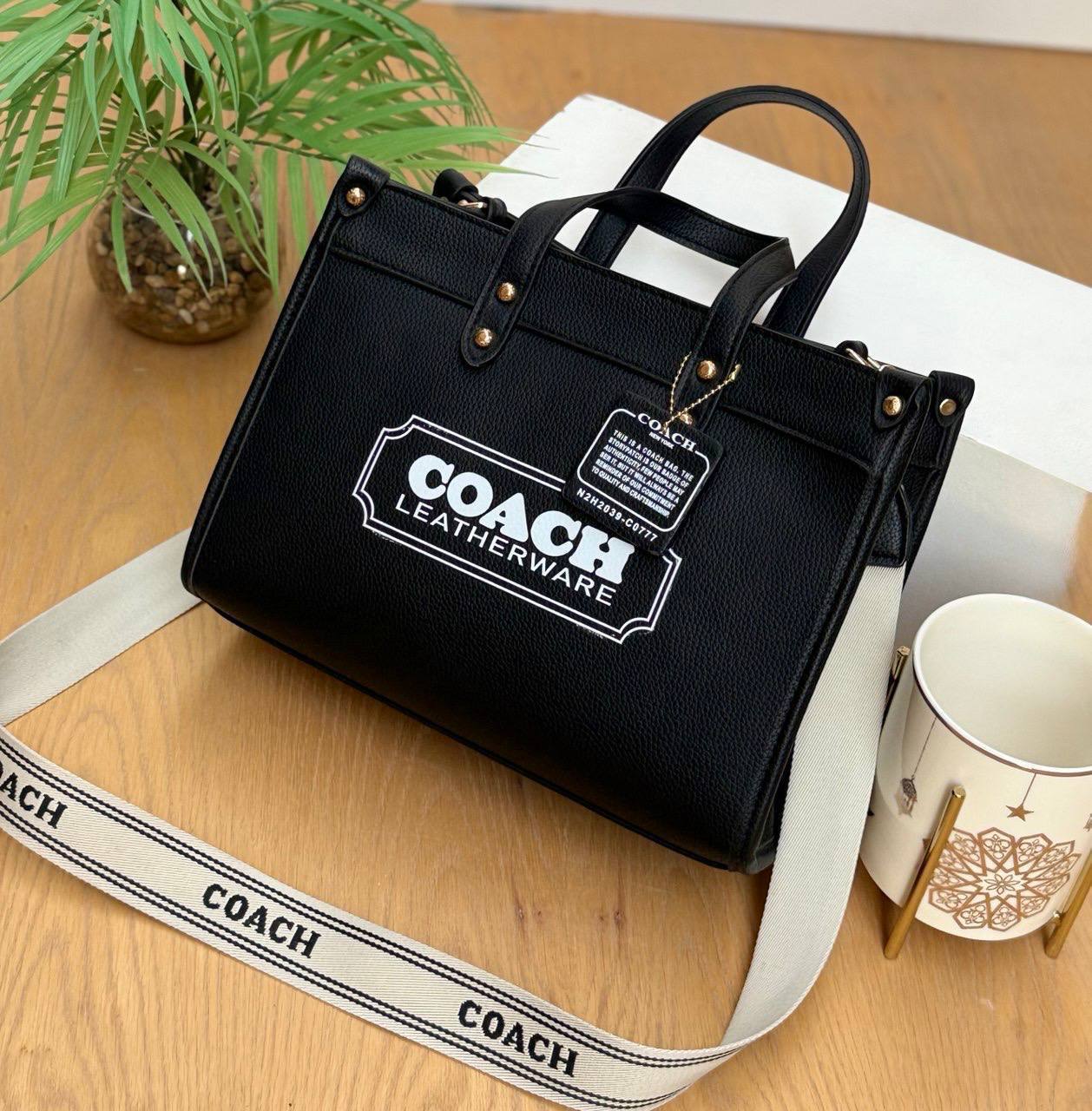The Coach Colorblock Tote Bag