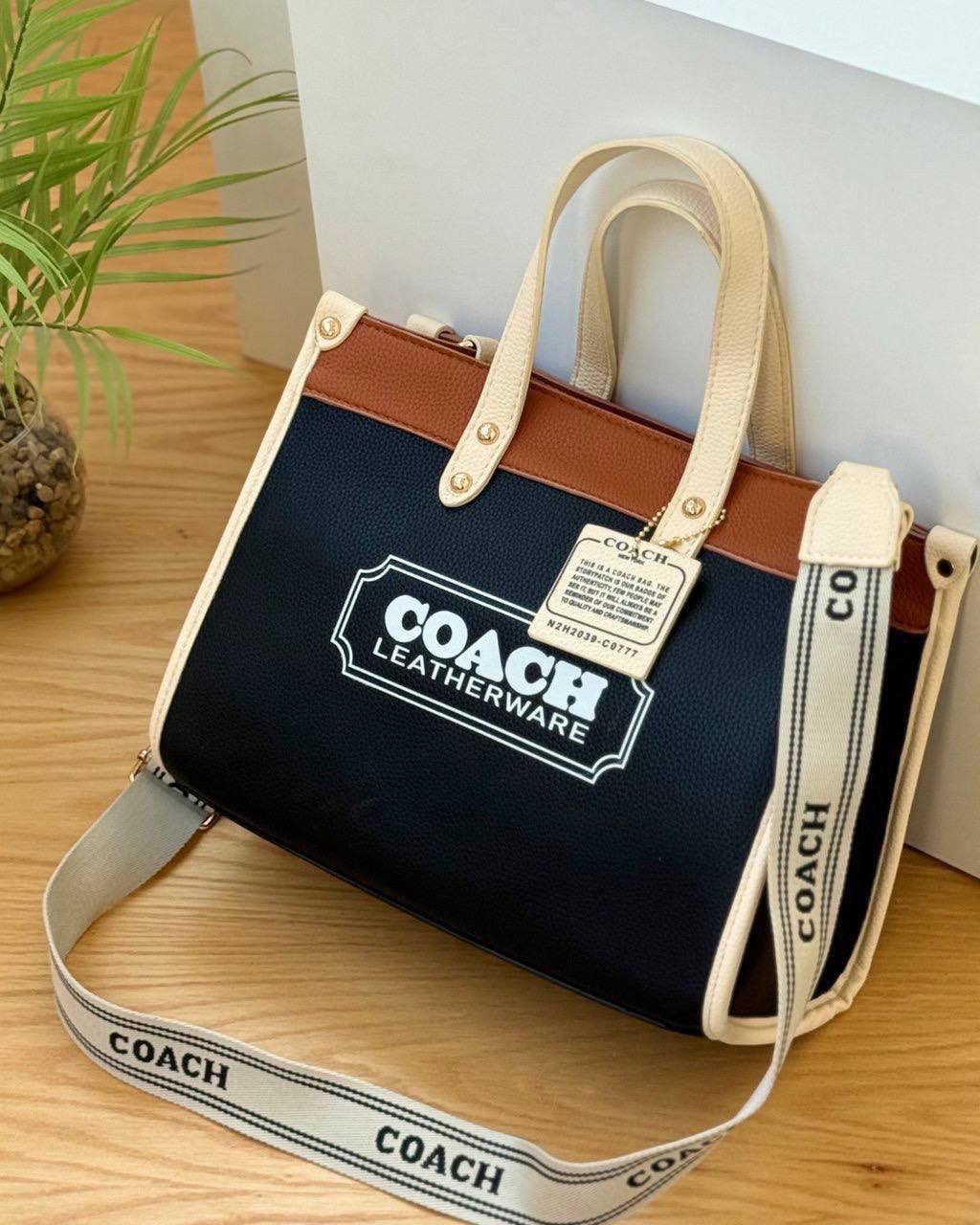 The Coach Colorblock Tote Bag
