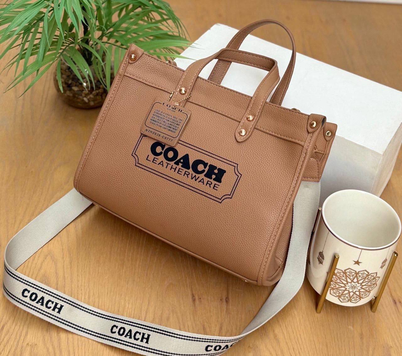 The Coach Colorblock Tote Bag