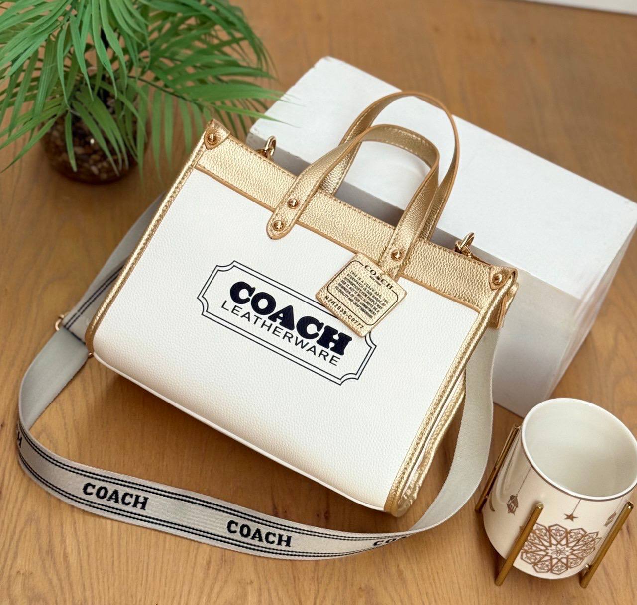 The Coach Colorblock Tote Bag