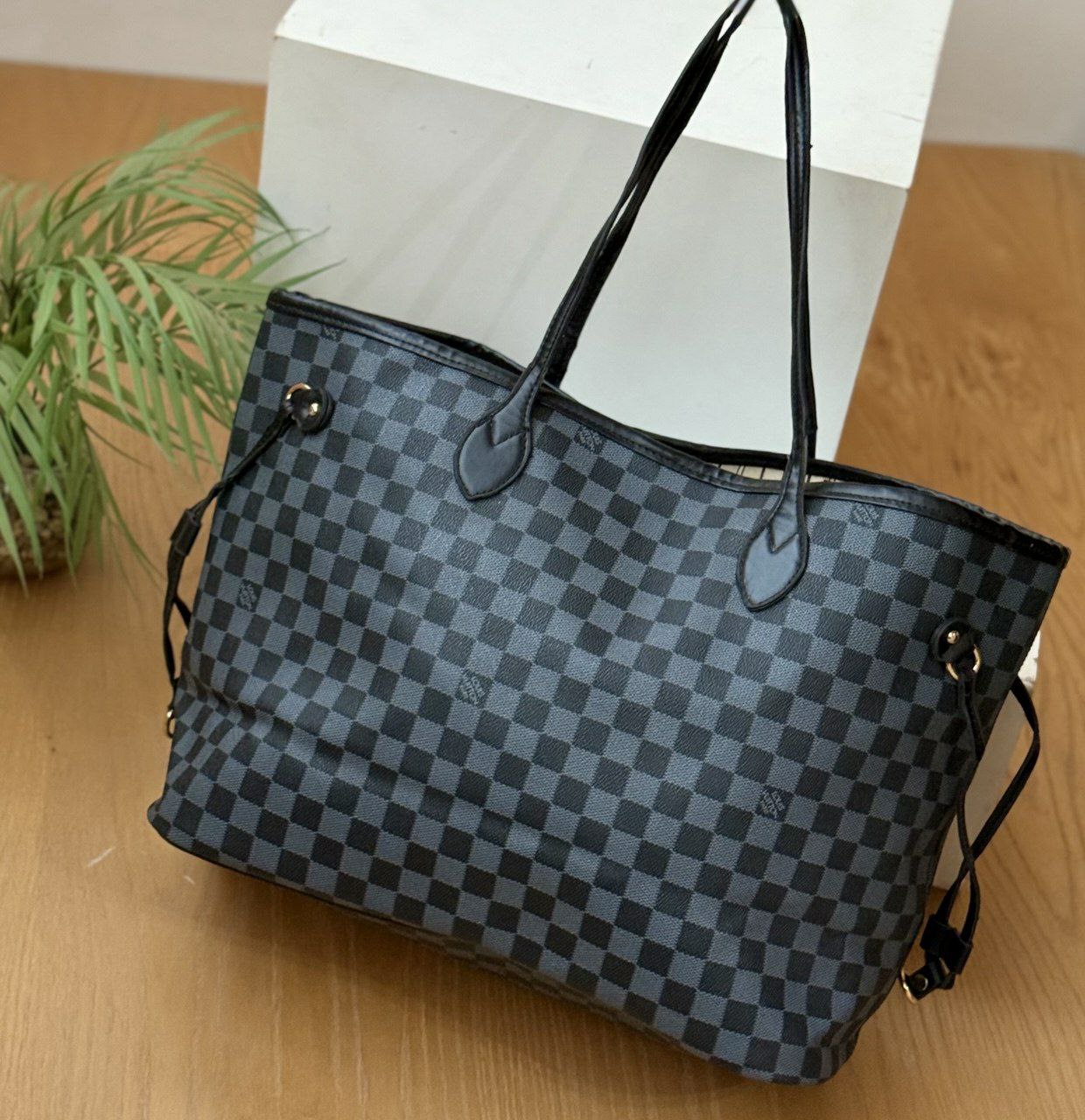 Louis Vuitton Squared Pattern Large Tote Bag