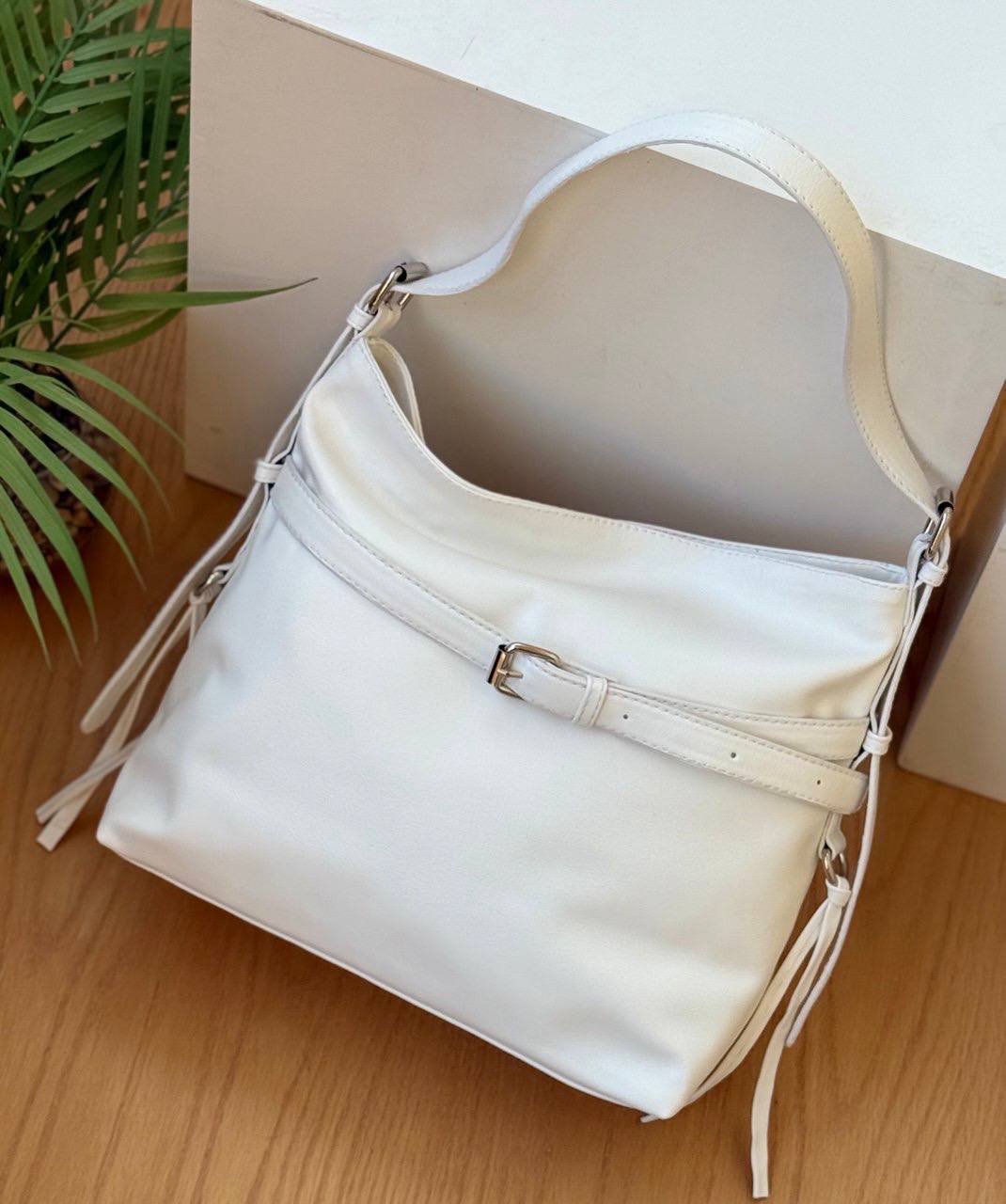 Soft Belted Shoulder Bag
