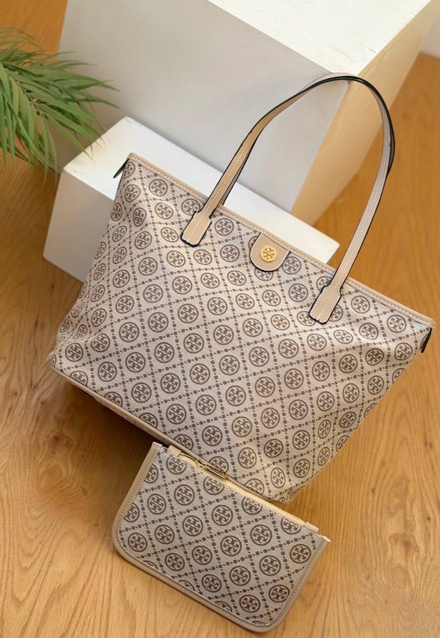 Tory Burch Tote Bag with Extra Pouch