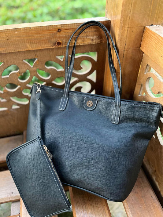 Tory Burch Tote Bag with Extra Pouch