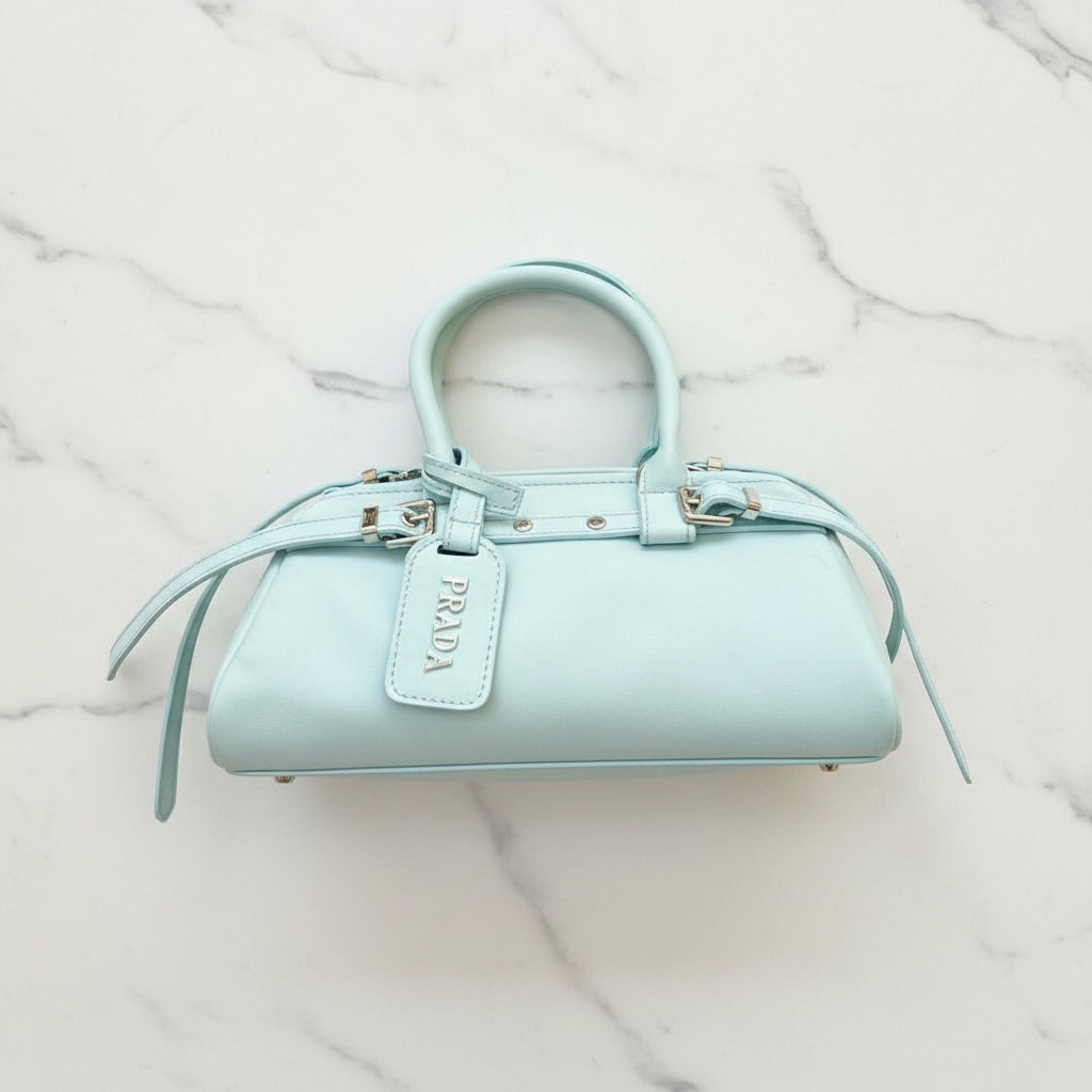 Prada Bonnie Leather Top-handle Bag
