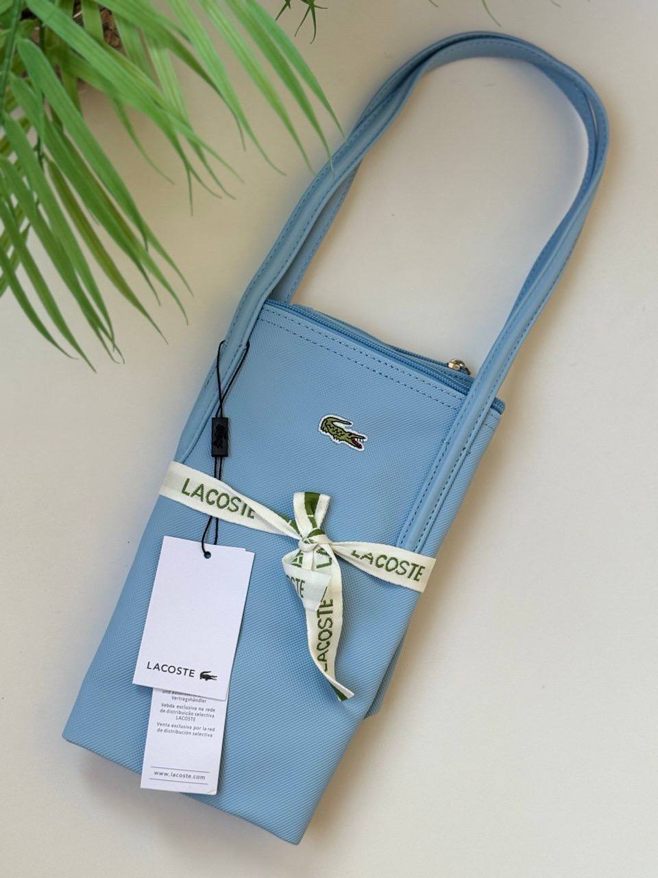 Lacoste Tote bag with Lacoste green logo