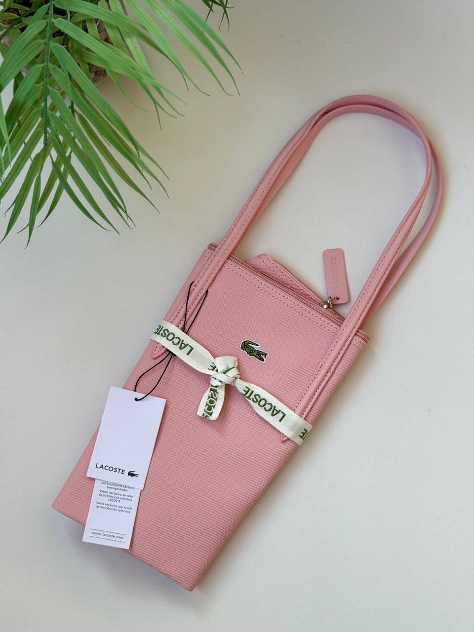 Lacoste Tote bag with Lacoste green logo