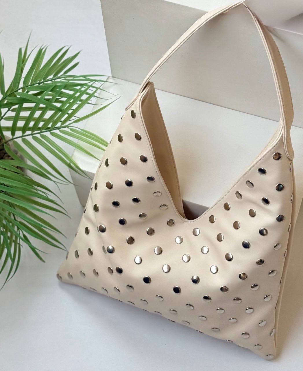 Studded Trendy Shoulder Bag