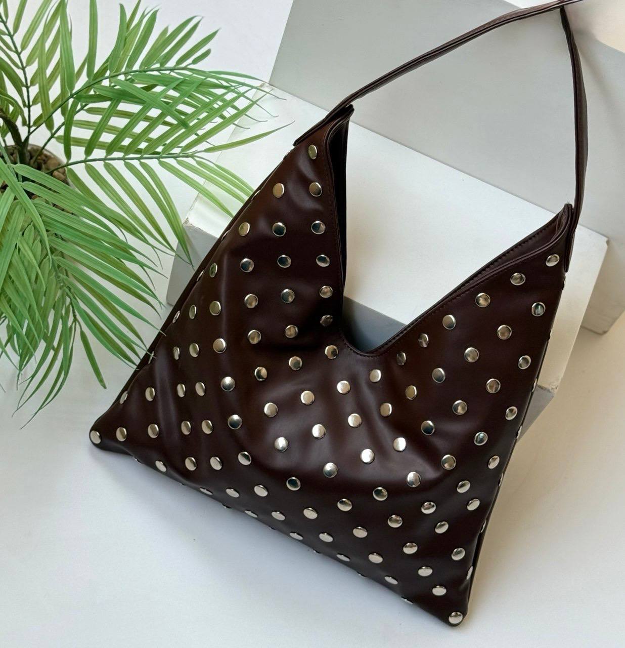 Studded Trendy Shoulder Bag