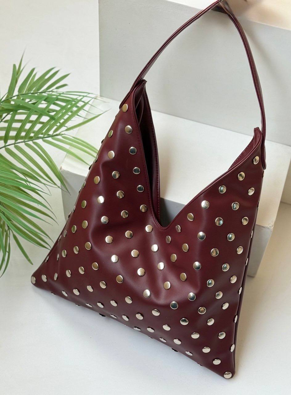 Studded Trendy Shoulder Bag
