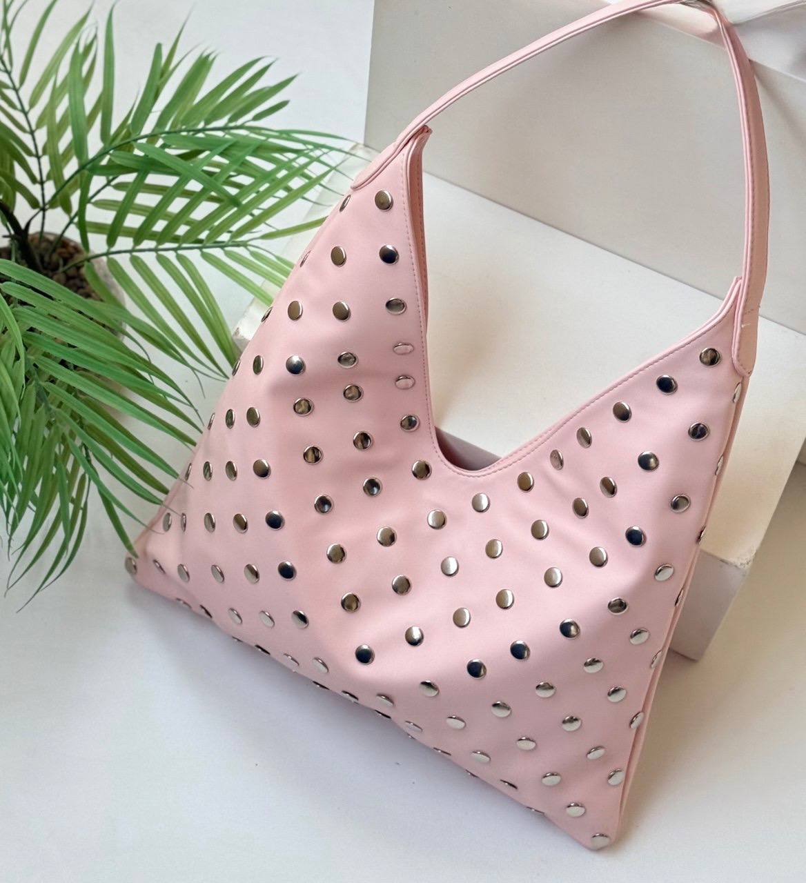 Studded Trendy Shoulder Bag