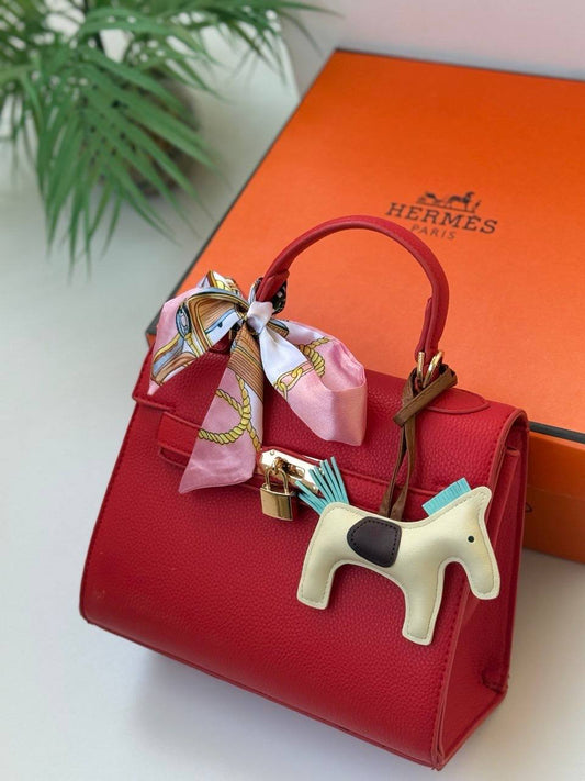 Hermes Medium Size With Charms & Box
