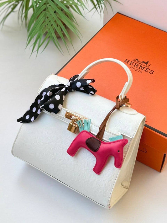 Hermes Medium Size With Charms & Box