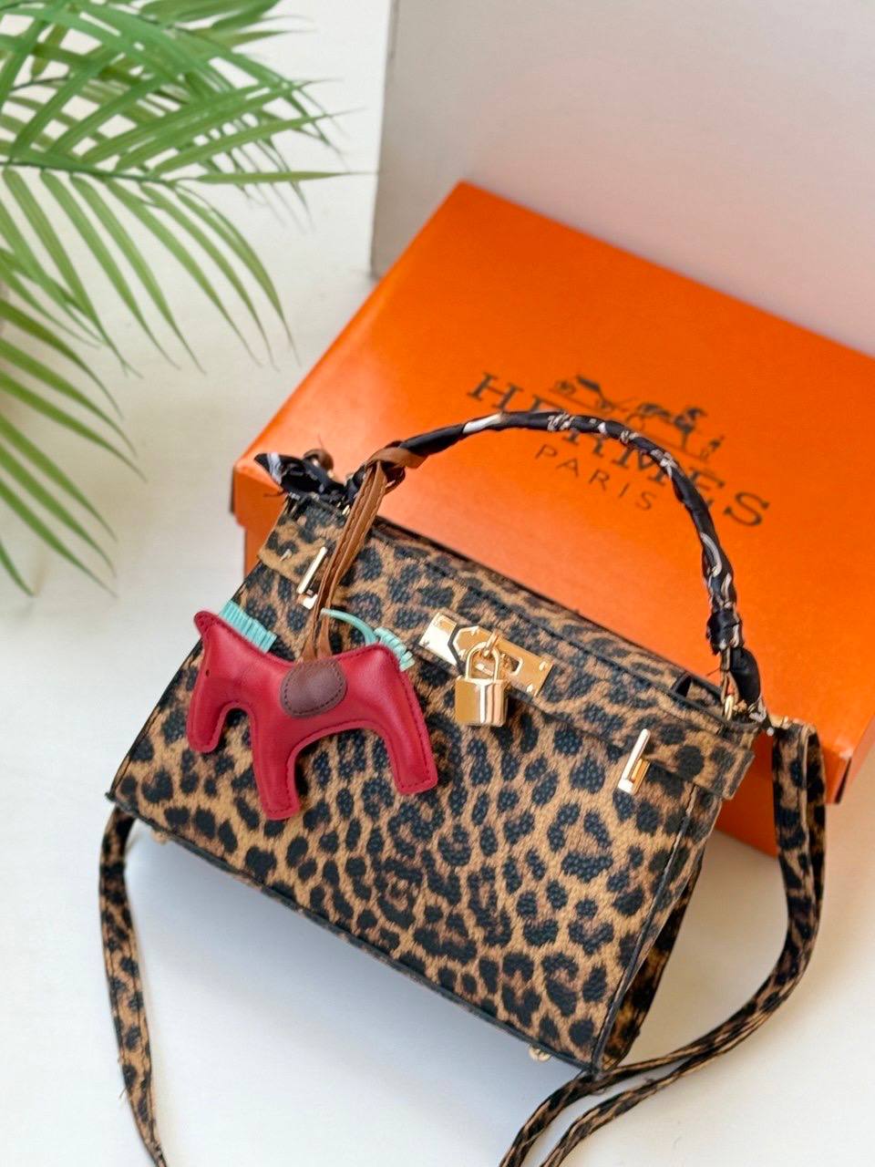 Hermes Small Bag with Charms and Box